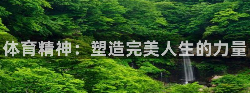 火爆体育app下载入口：体育精神：塑造完美人生的力量