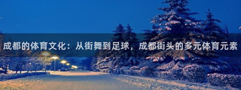 火爆体育app官方下载安装最新版本：成都的体育文化：从街舞到足球，成都街头的多元体育元素